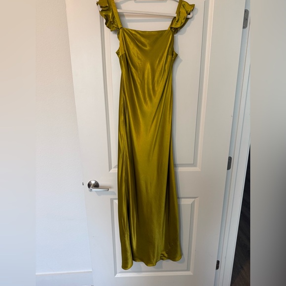 Anthropologie | Flutter-Sleeve Square-Neck Maxi Dress - Picture 6 of 10